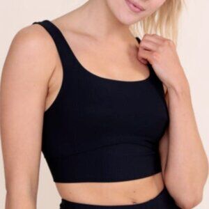 NWT Mono B Black Sports Bra- L